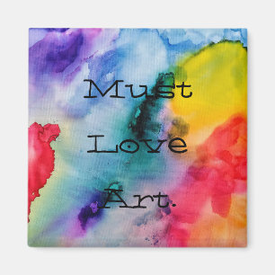 Aimant Artisan Creative Splashes de l'aquarelle