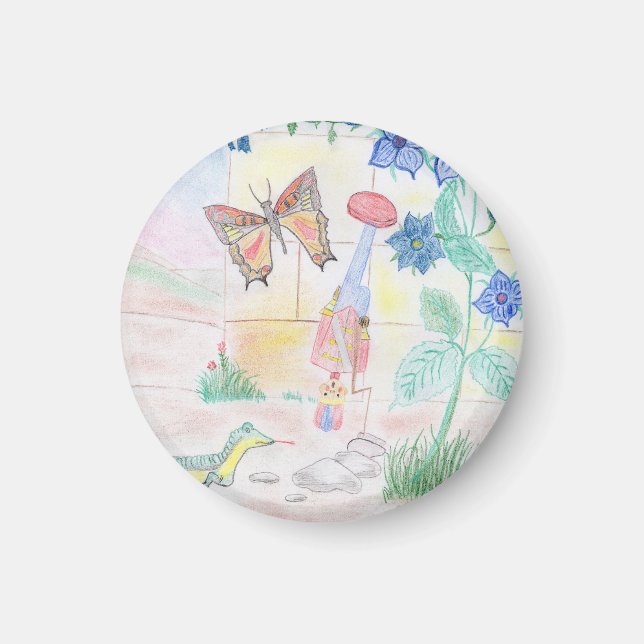 Aimant Artisanat sur mesure pour les enfants, jouet pour  (Devant)