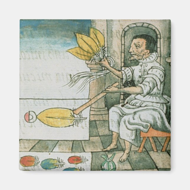 Aimant Artiste de plumes aztèques (Devant)