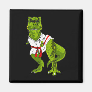 Aimant Arts martiaux de dinosaure ninja drôle judo karaté