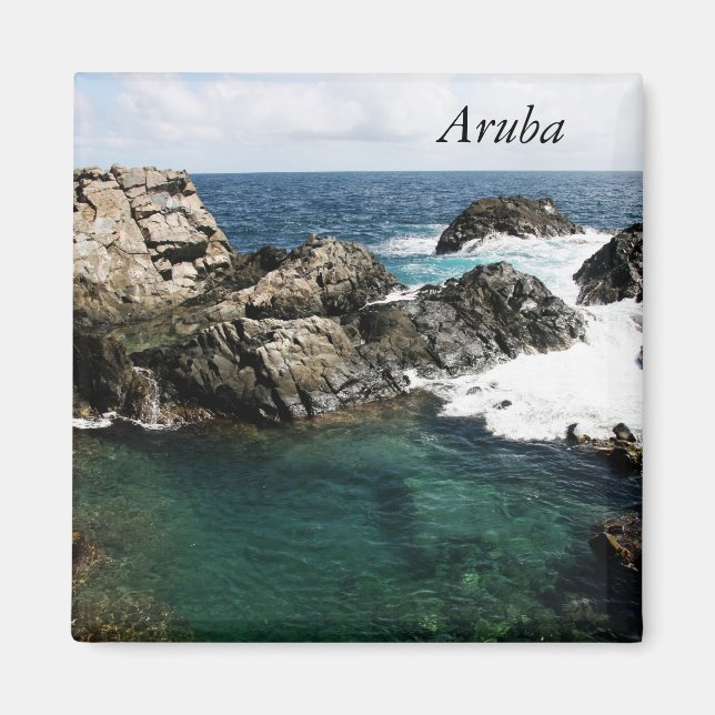 Aimant Aruba, piscine naturelle (Devant)