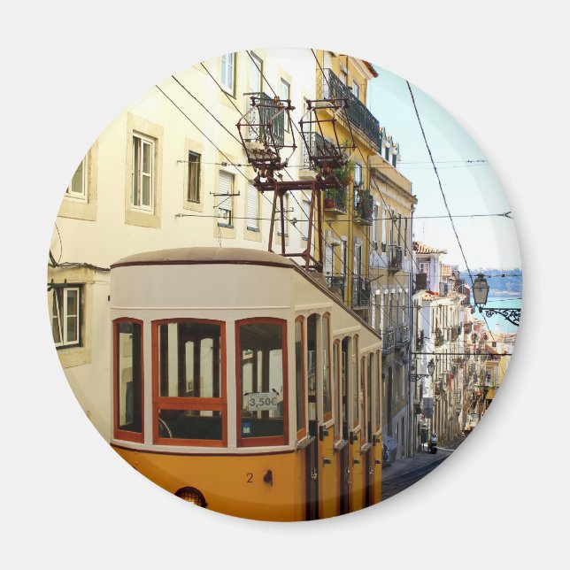 Aimant Ascenseur du Tuyau, Lisbonne, Portugal (Devant)