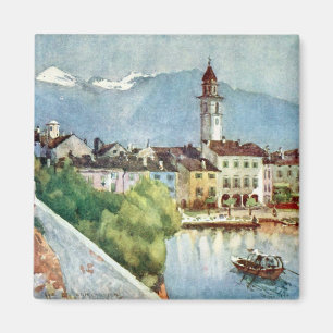 Aimant Ascona Suisse sur le lac Maggiore, 1918