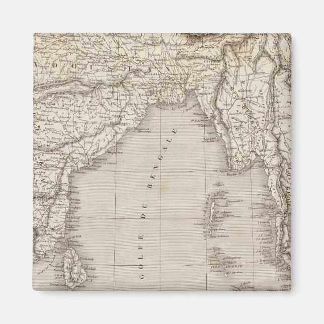 Aimant Asie du Sud, Inde (Devant)