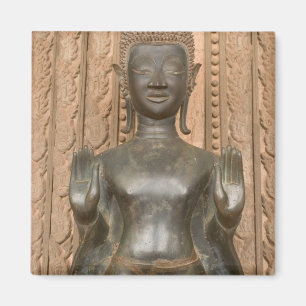 Aimant Asie, Laos, Vientiane, Bouddha en bronze à Hawn