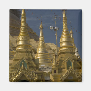 Aimant Asie, Myanmar, Yangon. Stupa doré de Shwedagon
