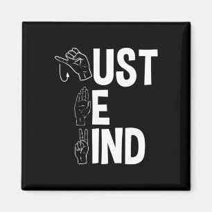 Aimant ASL Alphabet American Sing Langue ASL Enseignant J