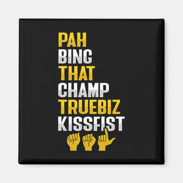 Aimant Asl Hand Gesture Deaf Hearing Loss Awareness 8  (Devant)