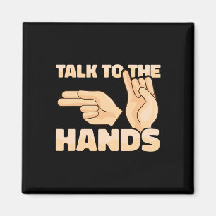 Aimant ASL Parler à la main American Sign Language 2