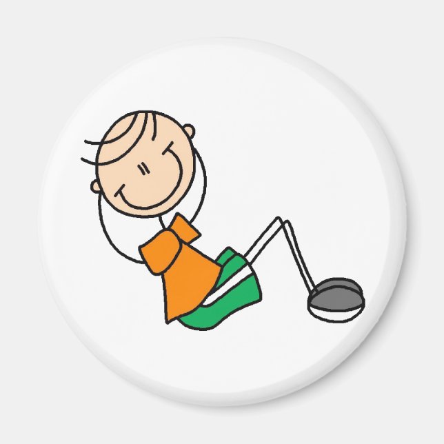 Aimant Assieds-bâton magnétique (Devant)