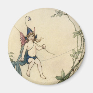 Aimant Assis sur le fil d'araignée