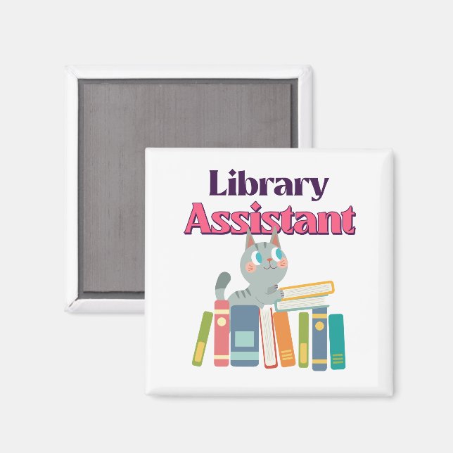 Aimant Assistant Bibliothèque (Recto/Verso)