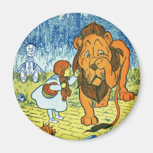 Aimant Assistant d'Oz Dorothy et du Lion cowardly