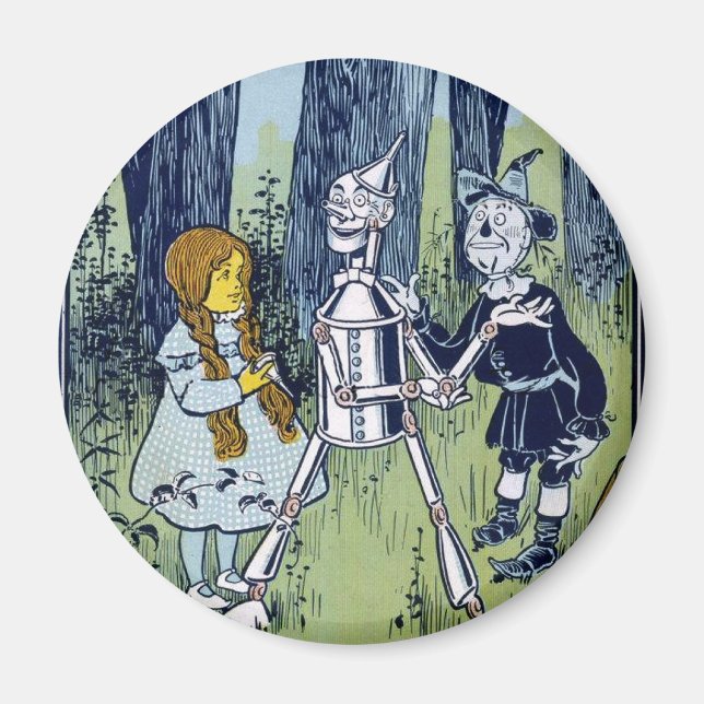 Aimant Assistant d'Oz Dorothy Tin Woodsman Scarecrow (Devant)