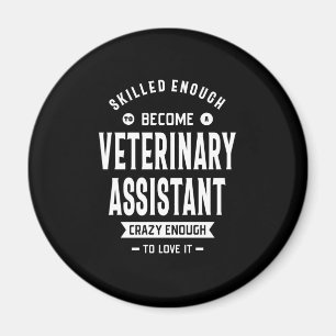 Aimant Assistant vétérinaire Titre du travail Cadeau