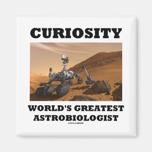 Aimant Astrobiologist du monde de curiosité le plus gran