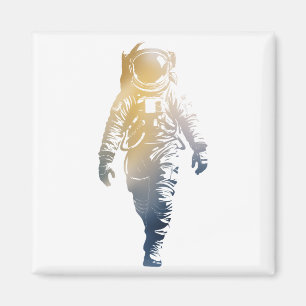 Aimant Astronaut Spaceman Discovery Challenge Silhouette