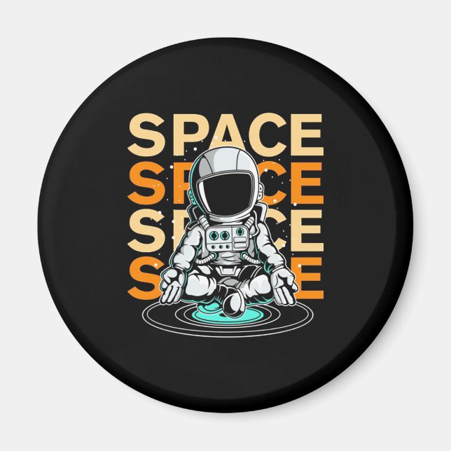 Aimant Astronaute spatial (Devant)
