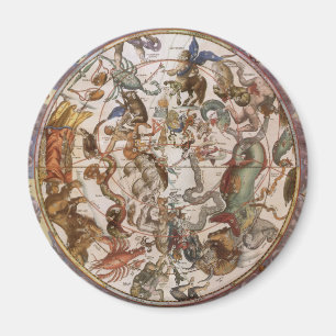 Aimant Astronomie Vintage, Constellations du ciel austral