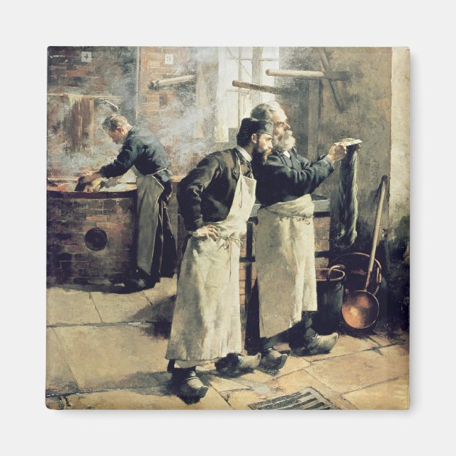 Aimant Atelier de teinture dans les Gobelins, 19ème siècl (Devant)