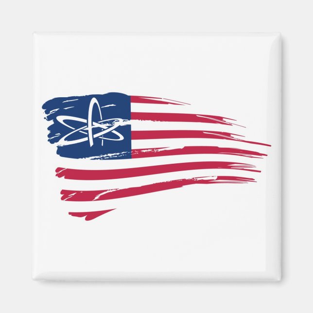 Aimant Athée américain (Devant)