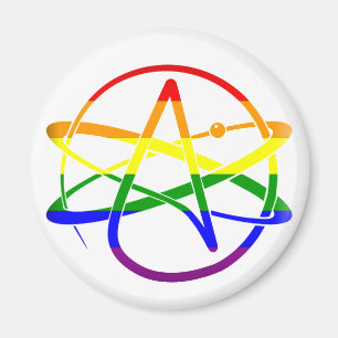Aimant Athée d'arc-en-ciel