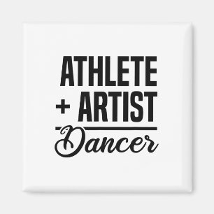 Aimant Athlète + Artiste = Danseur Ballerina Ballet Danse