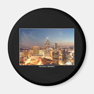 Aimant Atlanta, Georgia at Night - Belle Skyline