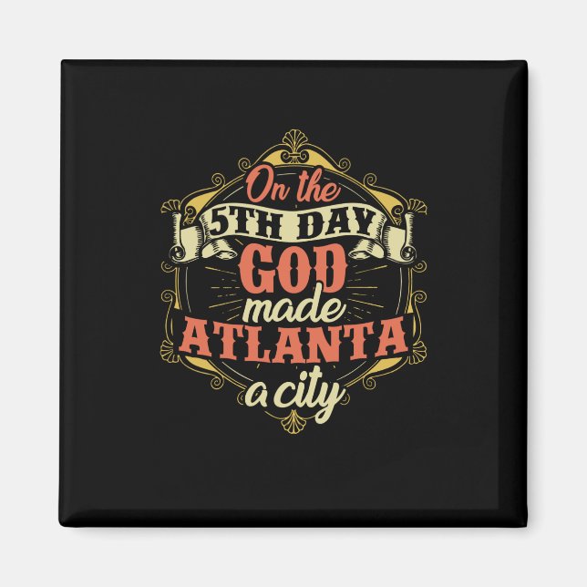 Aimant Atlanta Georgia City (Devant)
