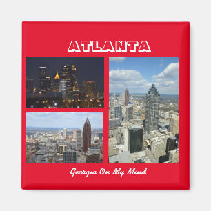 Aimant Atlanta, Georgia Cityscape