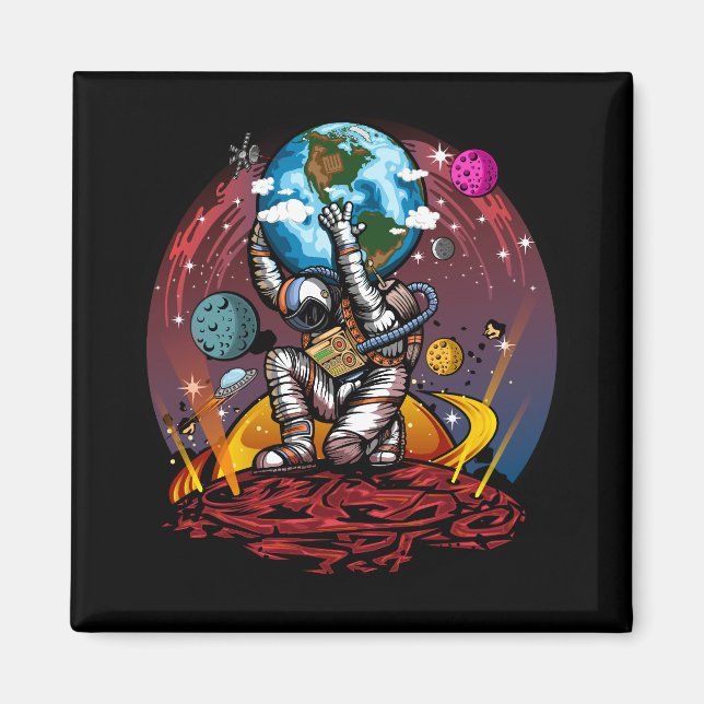 Aimant Atlas Space Man (Devant)