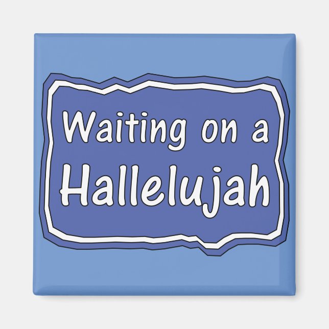 Aimant Attente d'un Hallelujah (Devant)