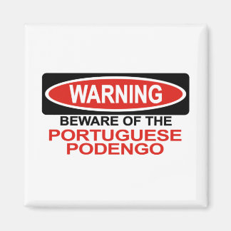 Aimant Attention Au Podengo Portugais