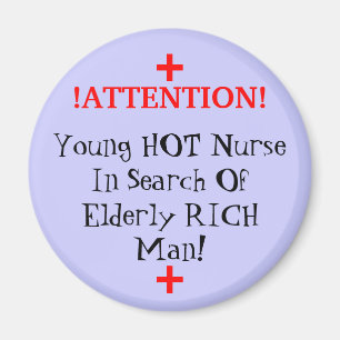 Aimant ! ATTENTION ! , +, +, Jeune infirmière CHAUDE à