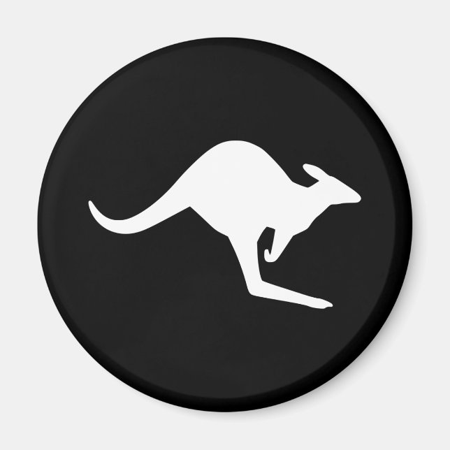 Aimant Attention Kangaroo (Devant)