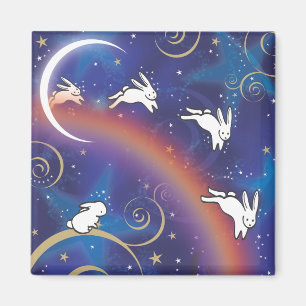 AIMANT AU-DESSUS DU PONT EN ARC-EN-CIEL