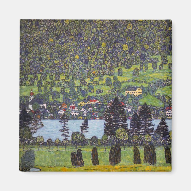 Aimant Au Lac Atter, Gustav Klimt (Devant)