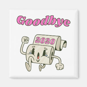 Aimant Au revoir 2020 - C'est enfin terminé
