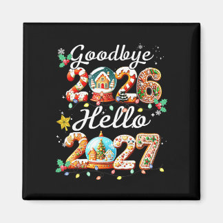 Aimant Au revoir 2026 2027 bonjour bonne année veille du