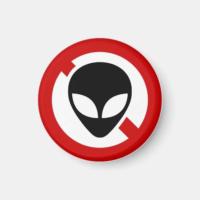 AIMANT AUCUN ALIEN (Devant)