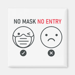 Aimant Aucune entrée de masque