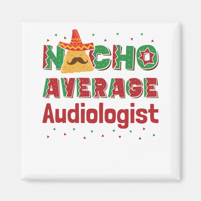 Aimant Audiologie Nacho Moyenne audiologiste (Devant)