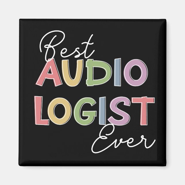 Aimant Audiologiste Docteur en audiologie Diplômes (Devant)