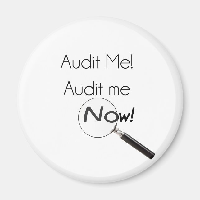 Aimant Auditez-moi ! (Devant)
