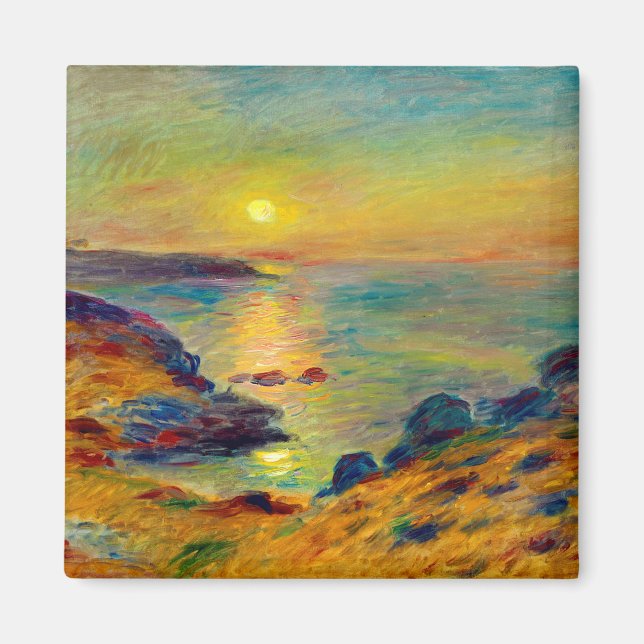 Aimant Auguste Renoir "Sunset et Douarnenez" (Devant)