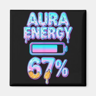 Aimant Aura Énergie 67 Mème Crème Glacée Dégoulinante 6 7