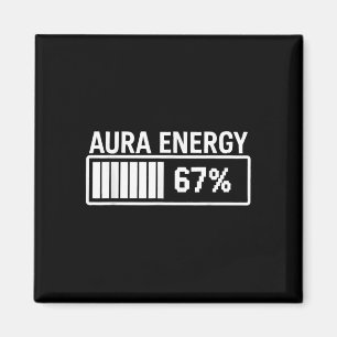Aimant Aura Energy À 67 Funny Six Sept Mèmes Gen Alpha S
