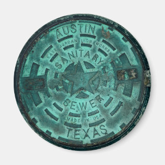 Aimant Austin City Texas Manhole Cover
