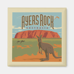 Aimant Australie   Ayers Rock Kangaroos