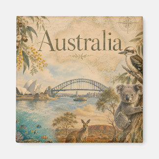 Aimant Australie pour les amoureux de l'Australie